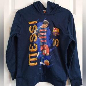 Kids Lionel Messi soccer hoodie sz Lg